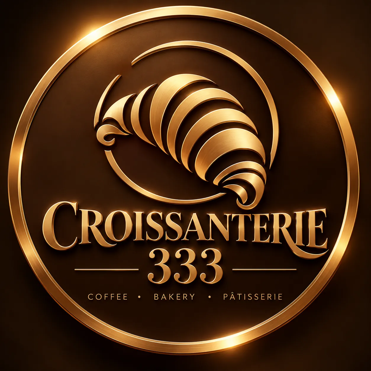 Croissanterie 333 Logo